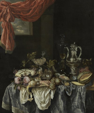 Sumptuous Still Life by Abraham van Beijeren